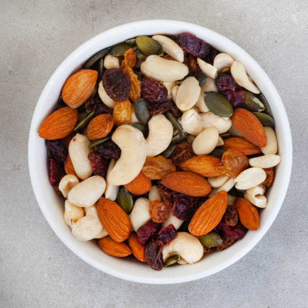 Dry fruit trail mix